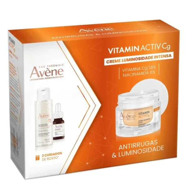 Avéne Coffret Creme Vitamin Activ Cg - Antirrugas & Luminosidade